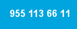 955 113 66 11